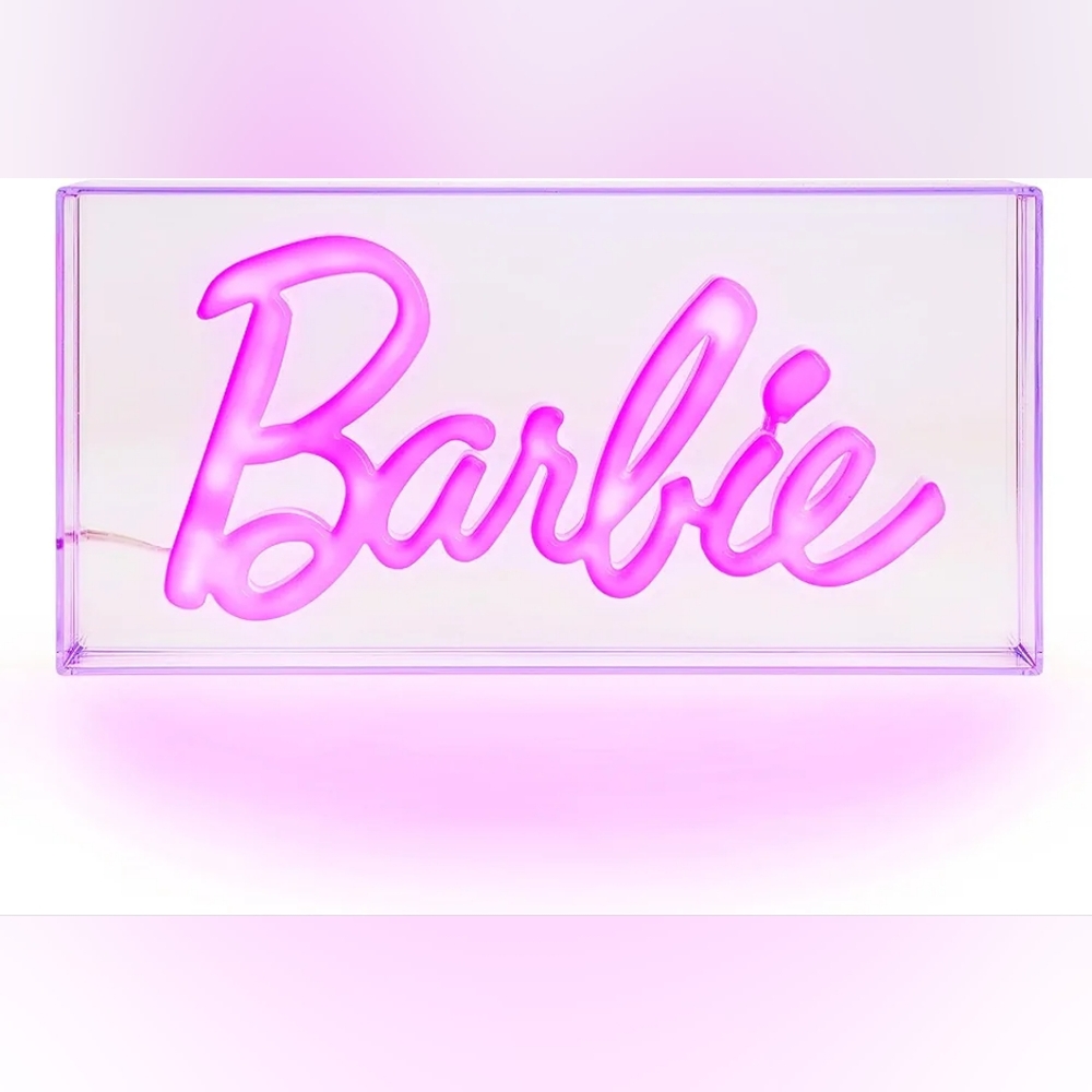 Barbie Logo LED Neon Pink Sign